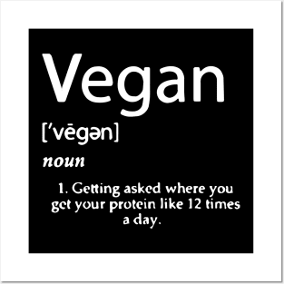 Vegan Definition Posters and Art